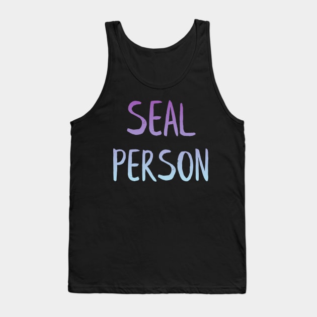 Seal person Tank Top by MiniGuardian